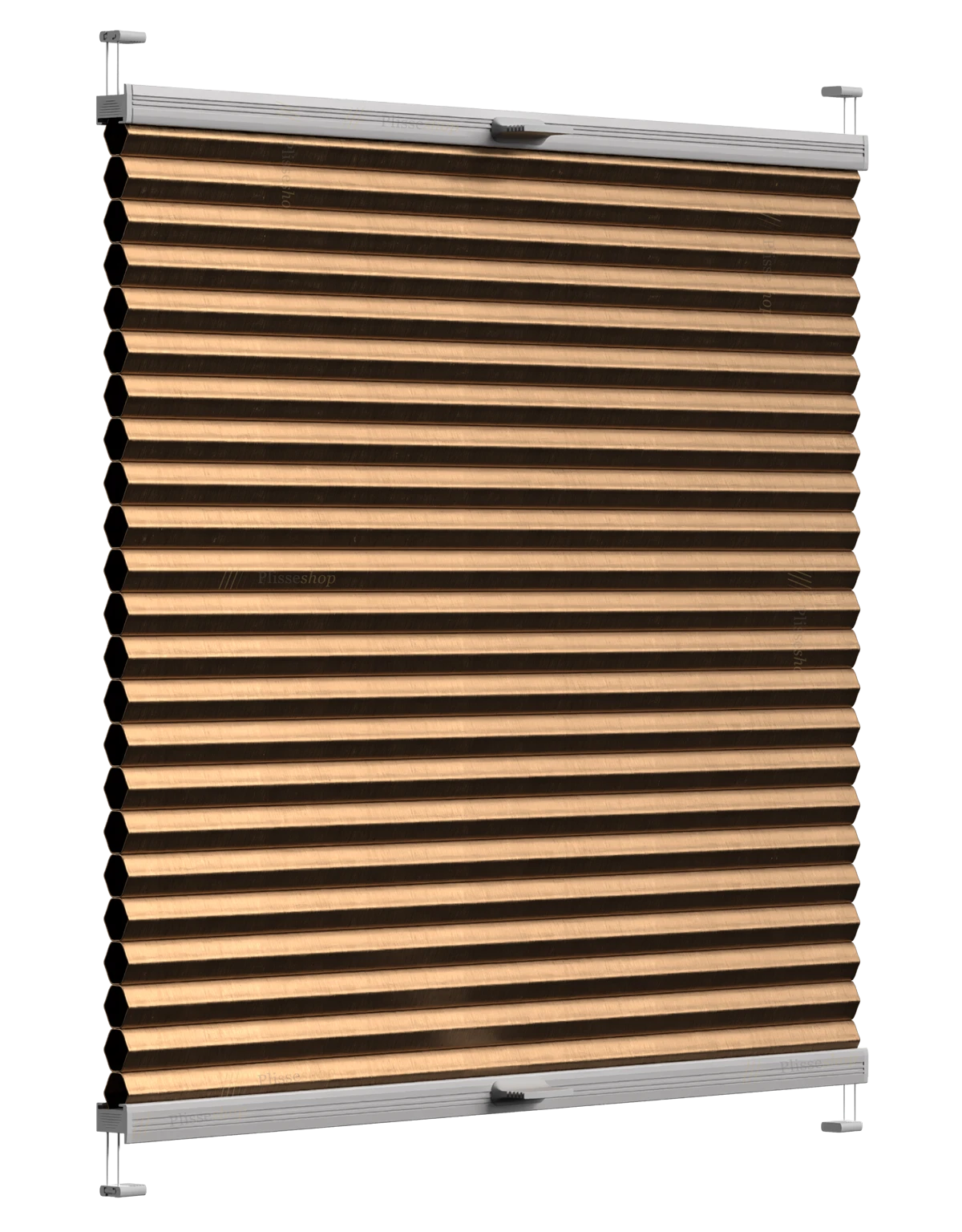 Plisségardiner på mål