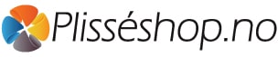 Plisseshop.no logo – spesialist på plissegardiner og solskjerming i Norge